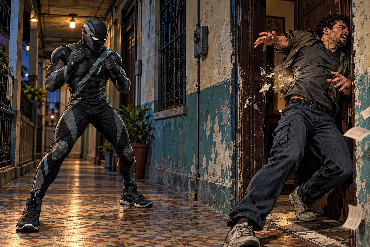 Aftermark triggering an invisible stored counterpunch in Santurce